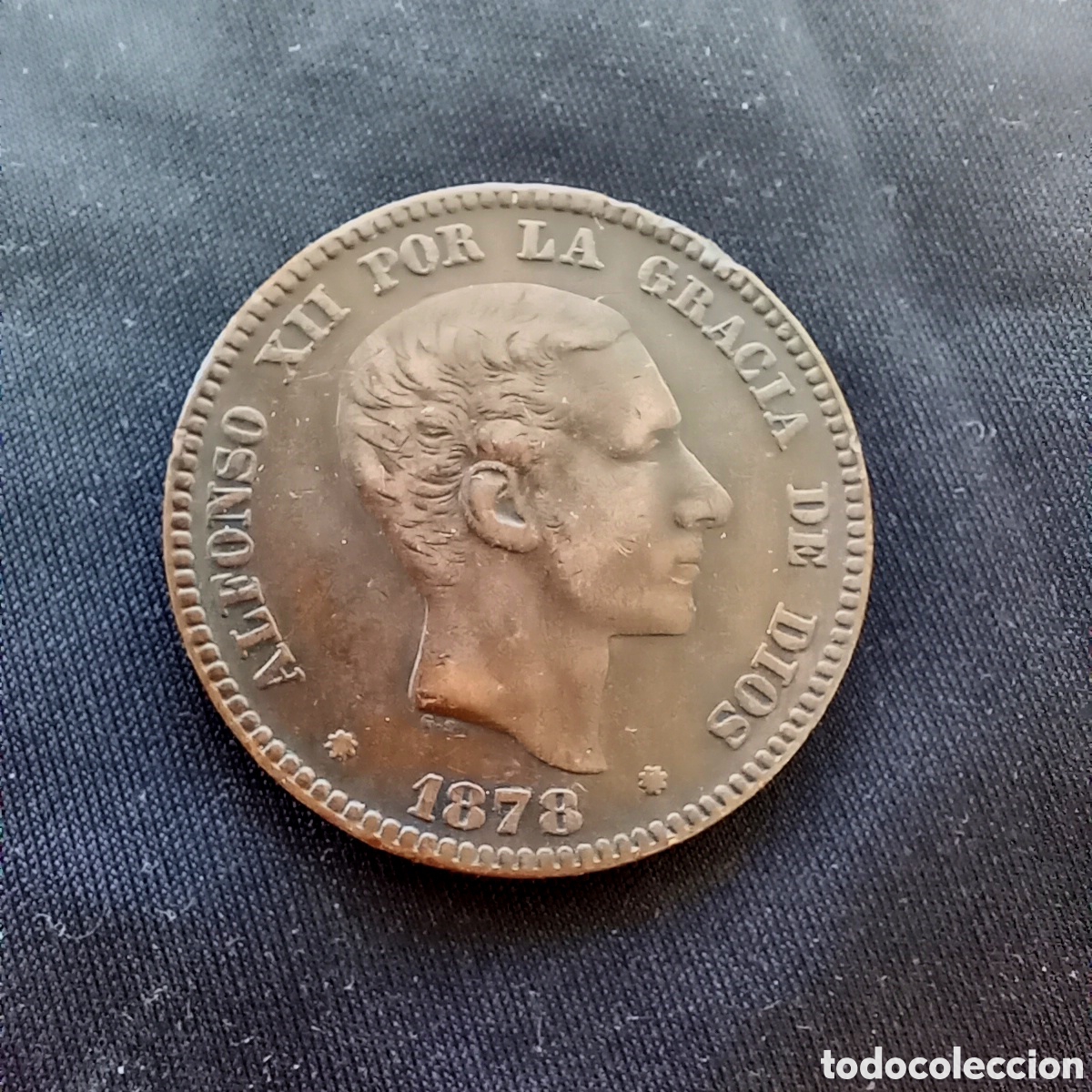 Monedas de Espa&ntilde;a: ESPA&Ntilde;A 10 CENTS 1878 - Foto 1