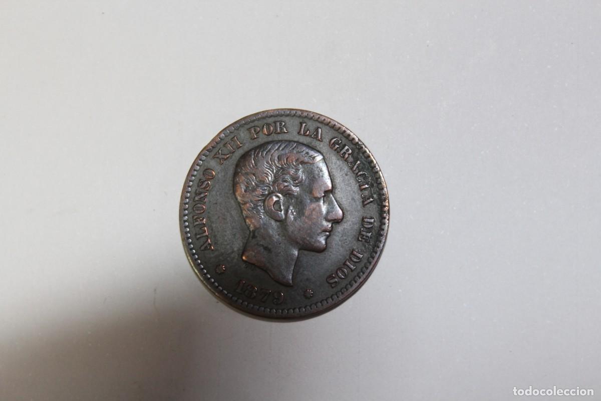 Monedas de Espa&ntilde;a: 5 CENTIMOS de 1879 OM XC 73 ESPA&Ntilde;A en MBC+