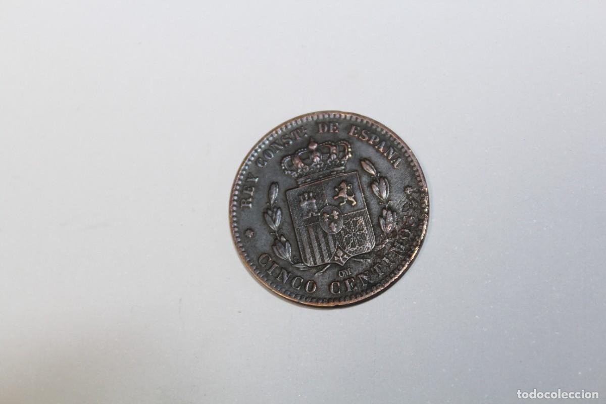 Monedas de Espa&ntilde;a: 5 CENTIMOS de 1879 OM XC 73 ESPA&Ntilde;A en MBC+ - Foto 2