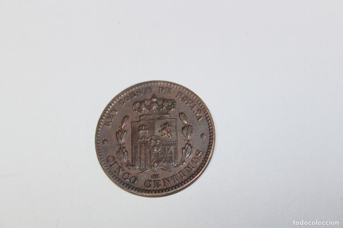 Monedas de Espa&ntilde;a: 5 CENTIMOS de 1879 OM XC 73 ESPA&Ntilde;A en EBC - Foto 2