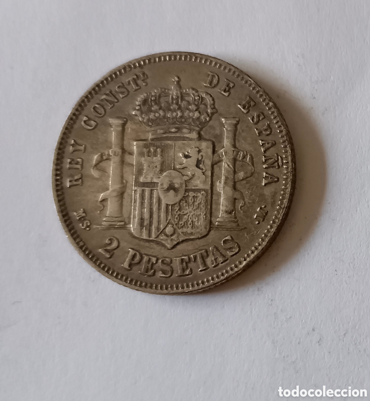 Monedas de Espa&ntilde;a: Moneda 2 pesetas 1881 - Foto 1