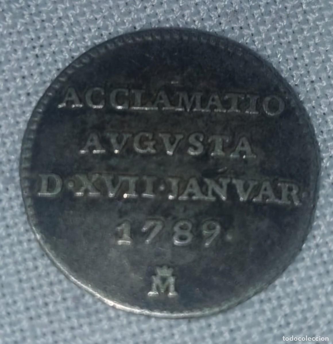 Monedas de Espa&ntilde;a: Moneda Carlos IV a&ntilde;o 1789 - Foto 2