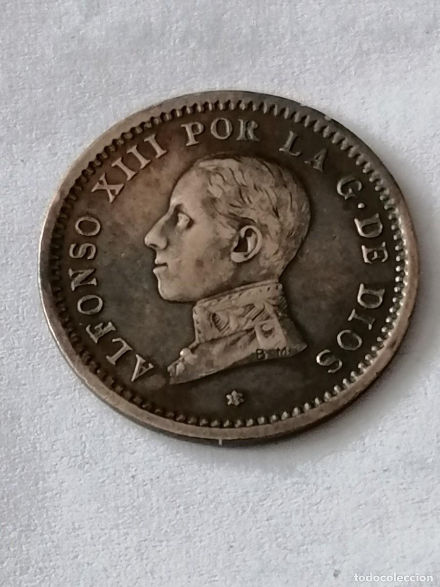 Monedas de Espa&ntilde;a: Moneda, 2 cent, Espa&ntilde;a 1912, estrella 12, EBC-, - Foto 1