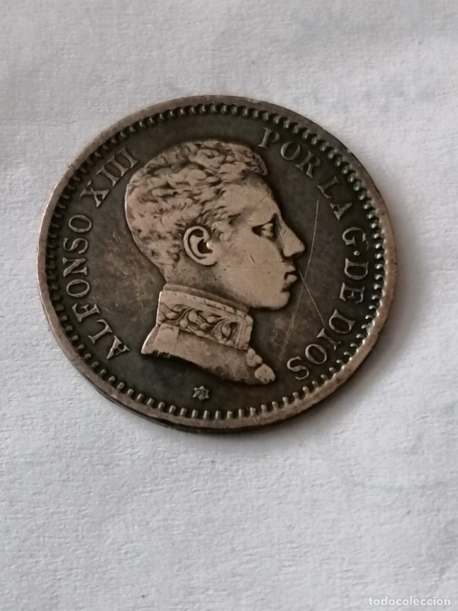 Monedas de Espa&ntilde;a: Moneda, 2 cent, Espa&ntilde;a, 1904, estrella 04, MBC+, - Foto 1