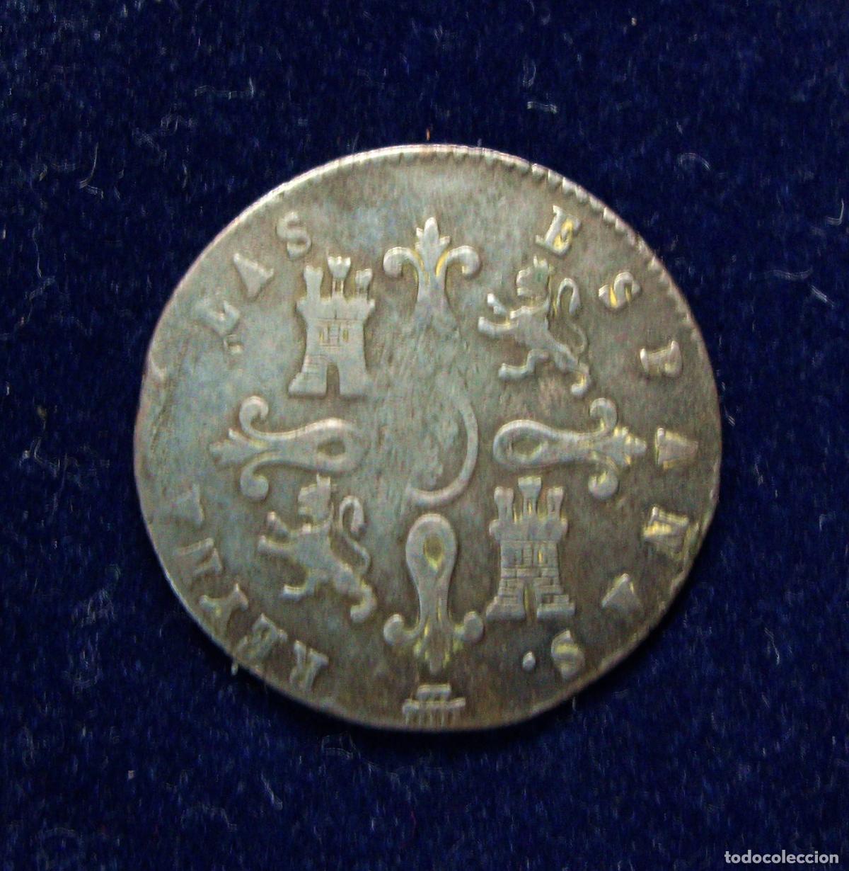 Monedas de Espa&ntilde;a: ISABEL II - 4 MARAVEDIS - 1844 SEGOVIA - Foto 2