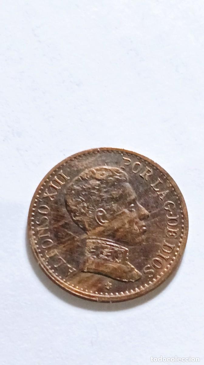 Monedas de Espa&ntilde;a: ESPA&Ntilde;A - 1 CENTIMO 1906 ALFONSO XIII - KM726 - Foto 2