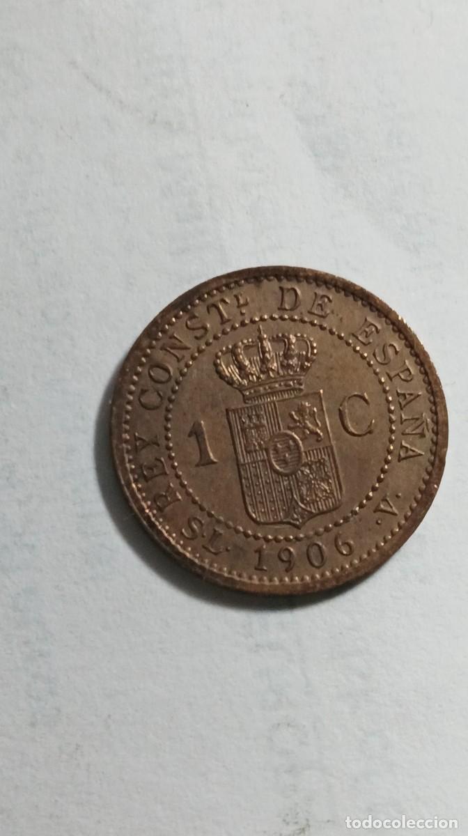 Monedas de Espa&ntilde;a: ESPA&Ntilde;A - 1 CENTIMO 1906 ALFONSO XIII - KM726 - Foto 1