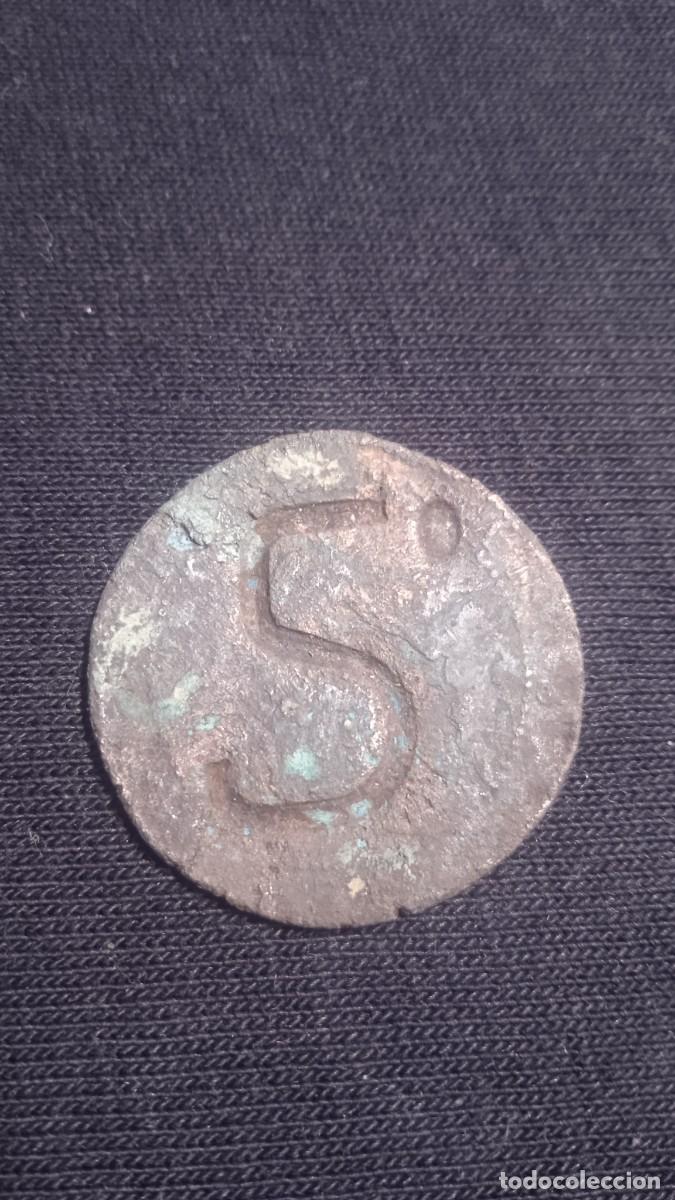 Monedas de Espa&ntilde;a: Antigua moneda resellada. - Foto 1