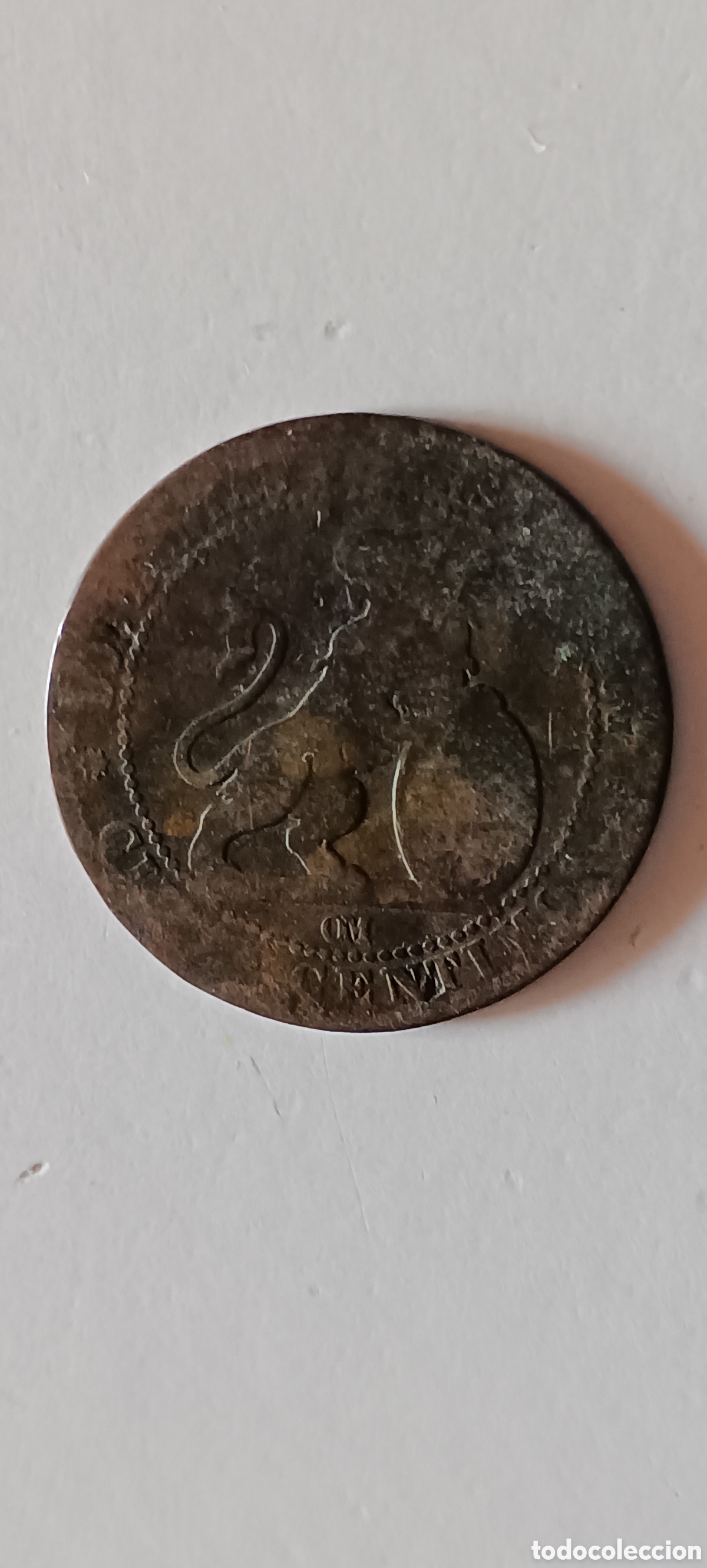 Monedas de Espa&ntilde;a: Monedas Espa&ntilde;a (2un.) de cobre de 5 c&eacute;ntimos 1870 - Foto 9