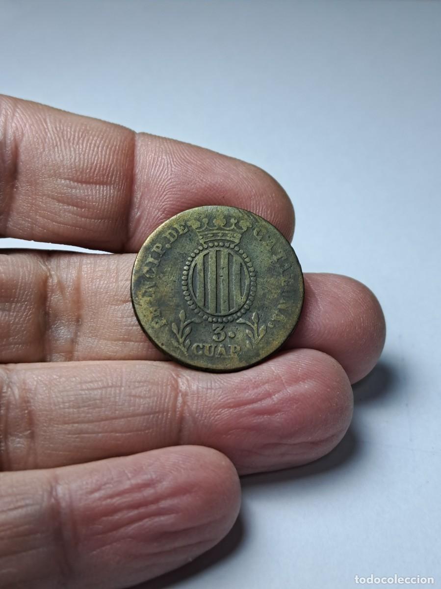 Monedas de Espa&ntilde;a: NT/ ISABEL II 3 CUARTOS 1838 BARCELONA (E302) - Foto 2