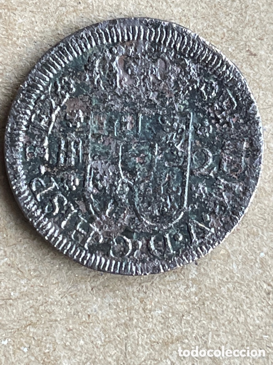 Monedas de Espa&ntilde;a: Moneda de FELIPE V 1745. / 2 Maravedis - Foto 5