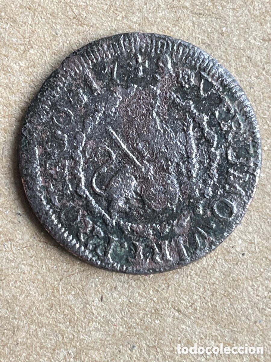 Monedas de Espa&ntilde;a: Moneda de FELIPE V 1745. / 2 Maravedis - Foto 1