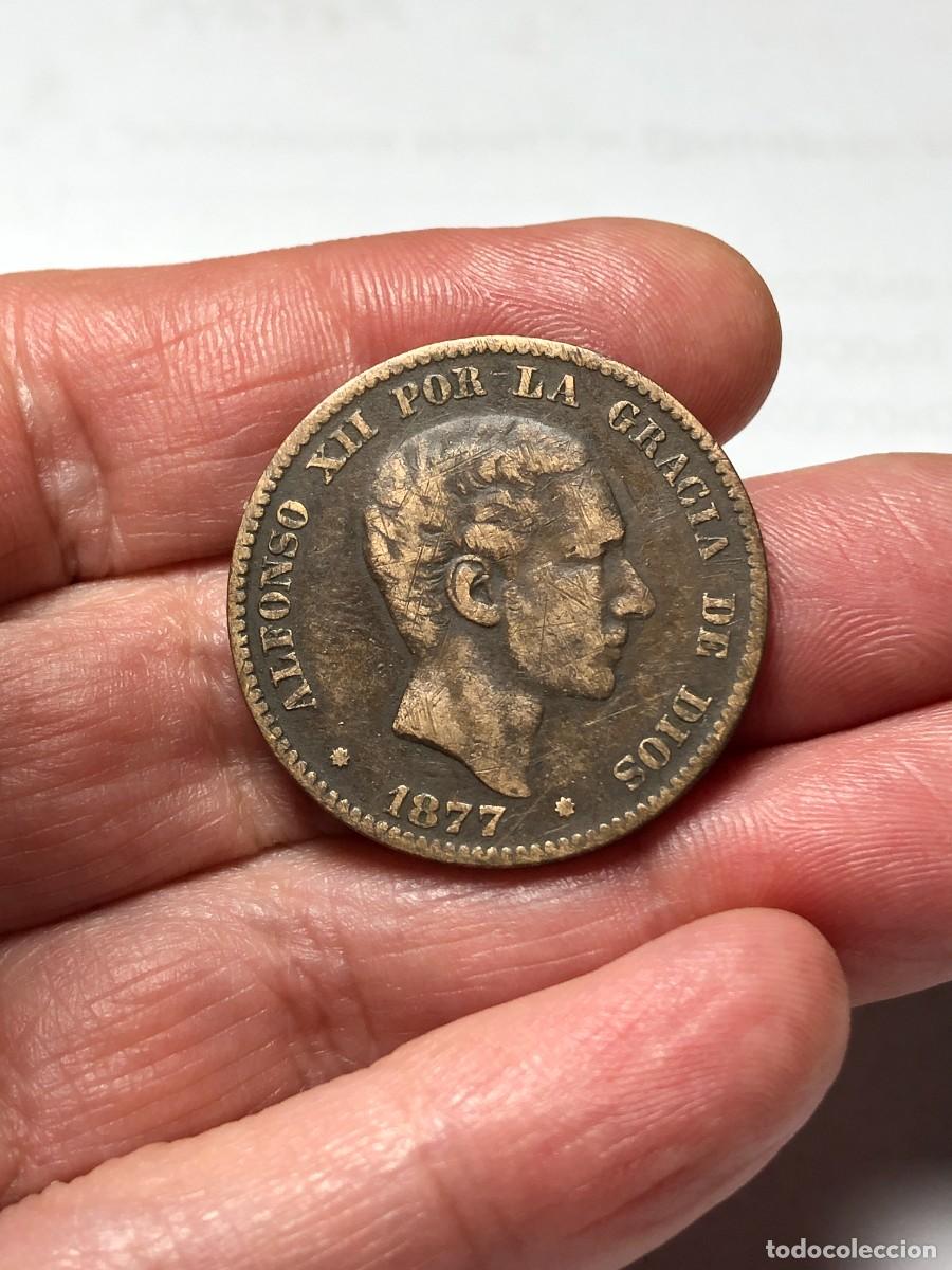 Monedas de Espa&ntilde;a: NT/ DIEZ CENTIMOS 1877 ALFONSO XII (E330) - Foto 1