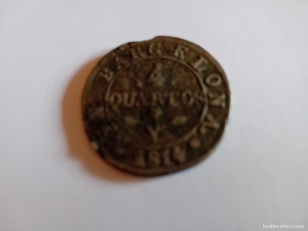 Monedas de Espa&ntilde;a: BARCELONA 4 QUARTOS 1814 - Foto 4
