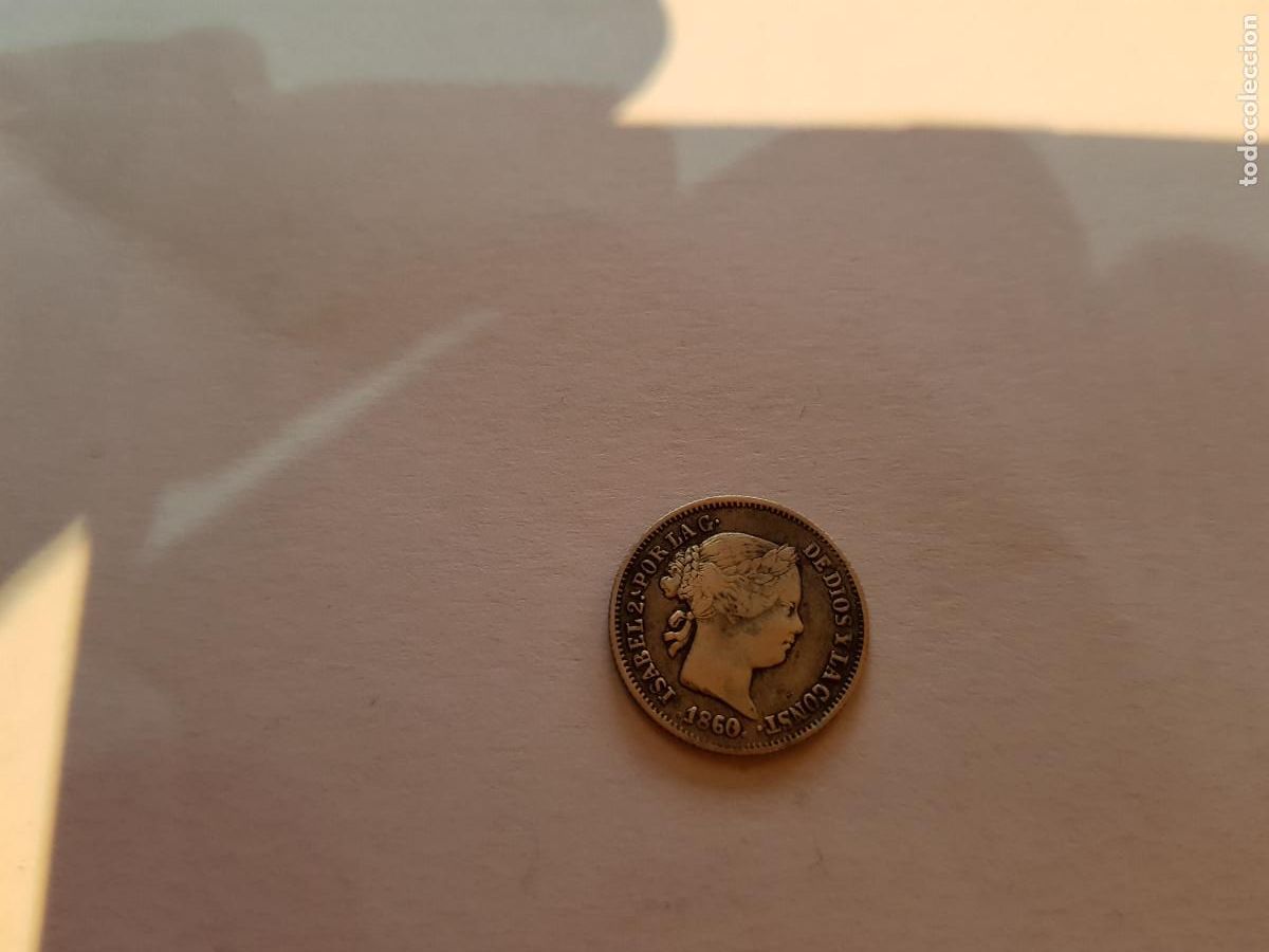 Monedas de Espa&ntilde;a: ISABEL II- 1 REAL- 1860-BARCELONA - Foto 1