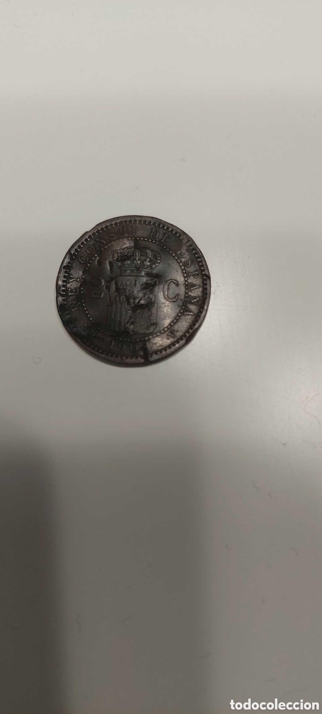 Monedas de Espa&ntilde;a: Alfonso XIII 2 c. 1904. - Foto 4