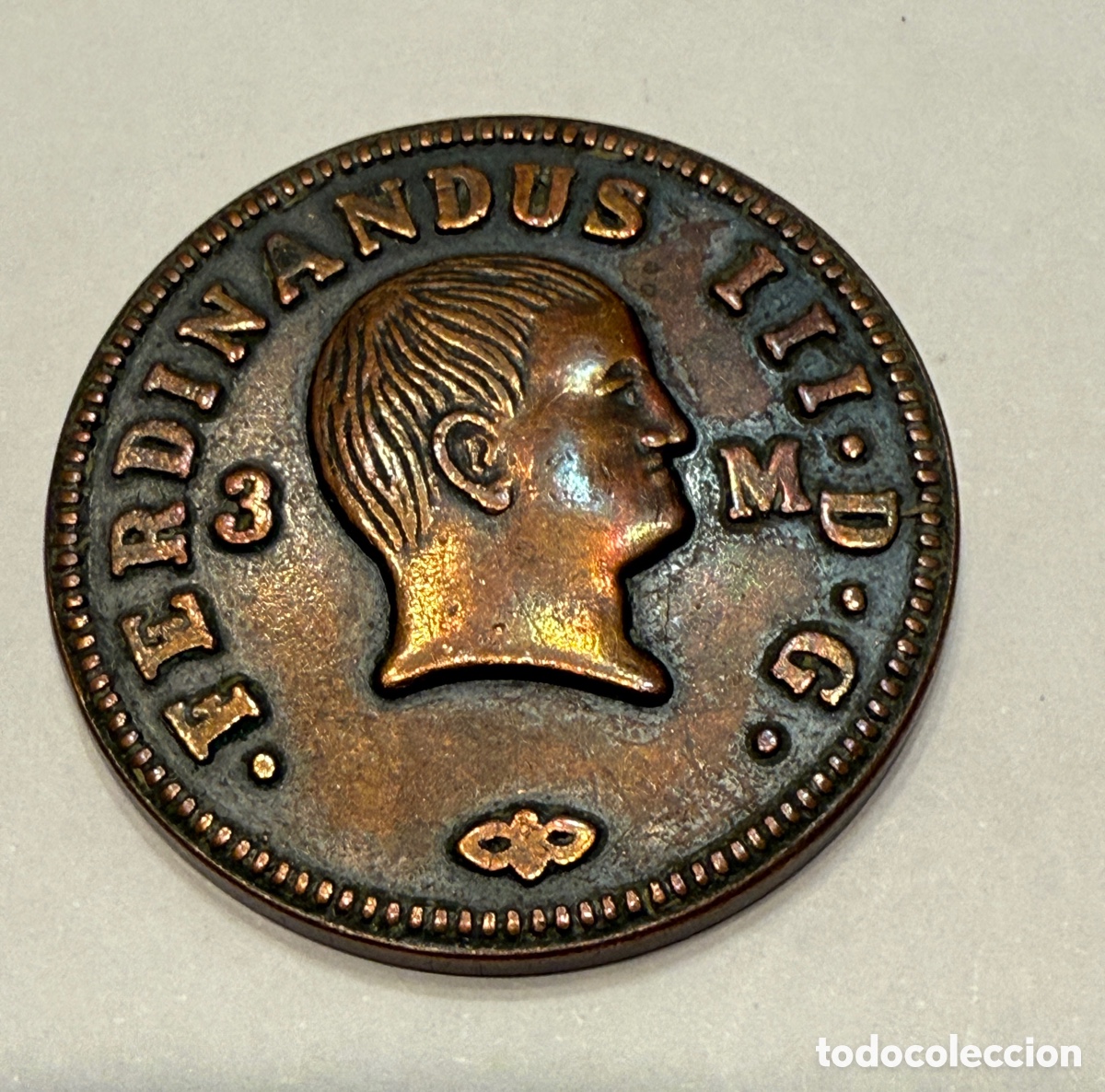 Monedas de Espa&ntilde;a: 3 Maravedis 1833 Navarra - Foto 1