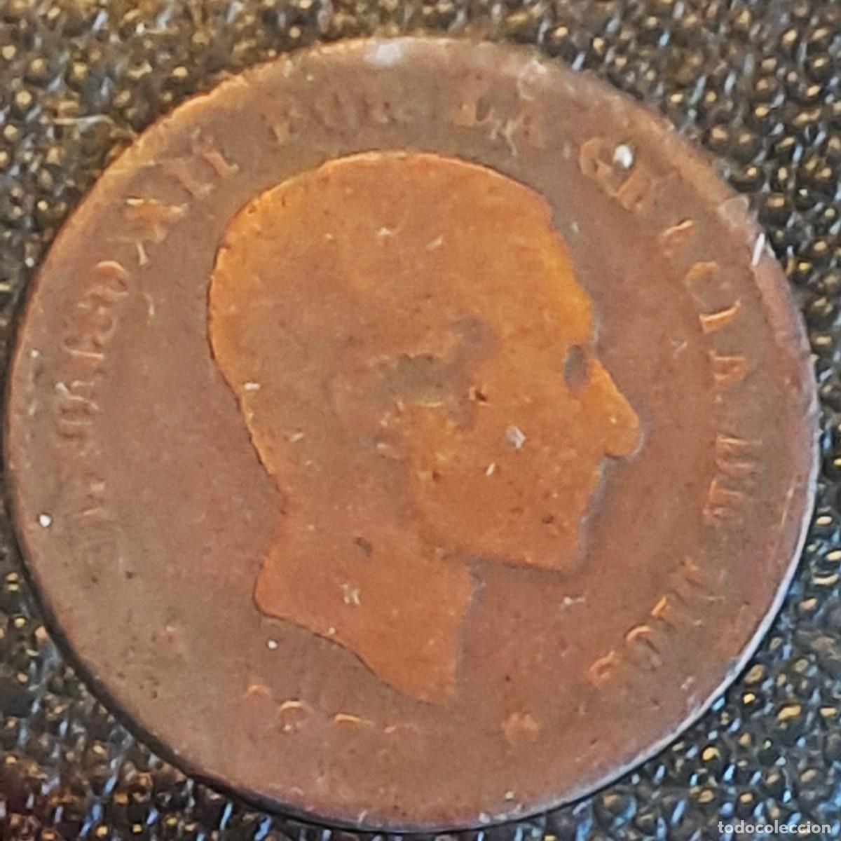 Monedas de Espa&ntilde;a: MONEDA ESPA&Ntilde;A 5 CENTIMOS ALFONSO XII A&Ntilde;O 1878 - Foto 1