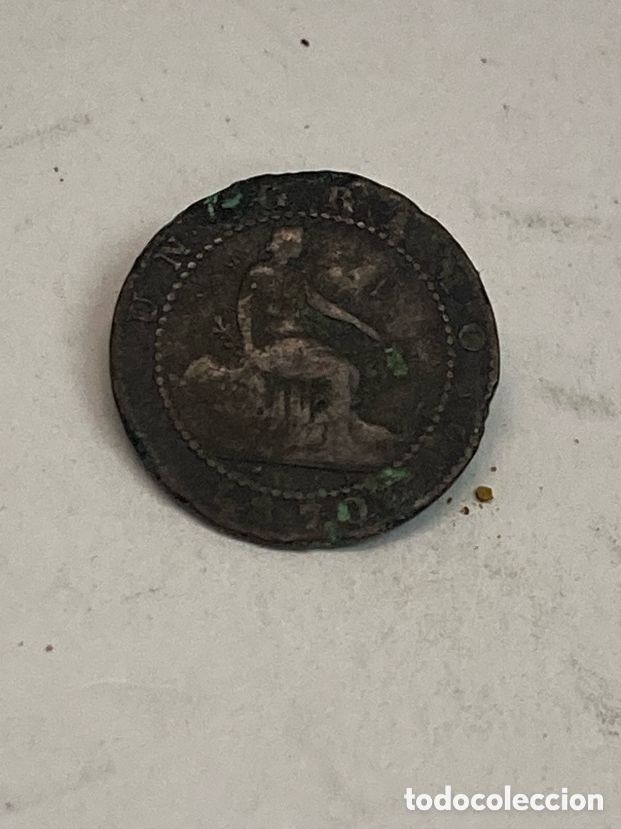 Monedas de Espa&ntilde;a: Moneda 1 c&eacute;ntimo 1870 J64 - Foto 2