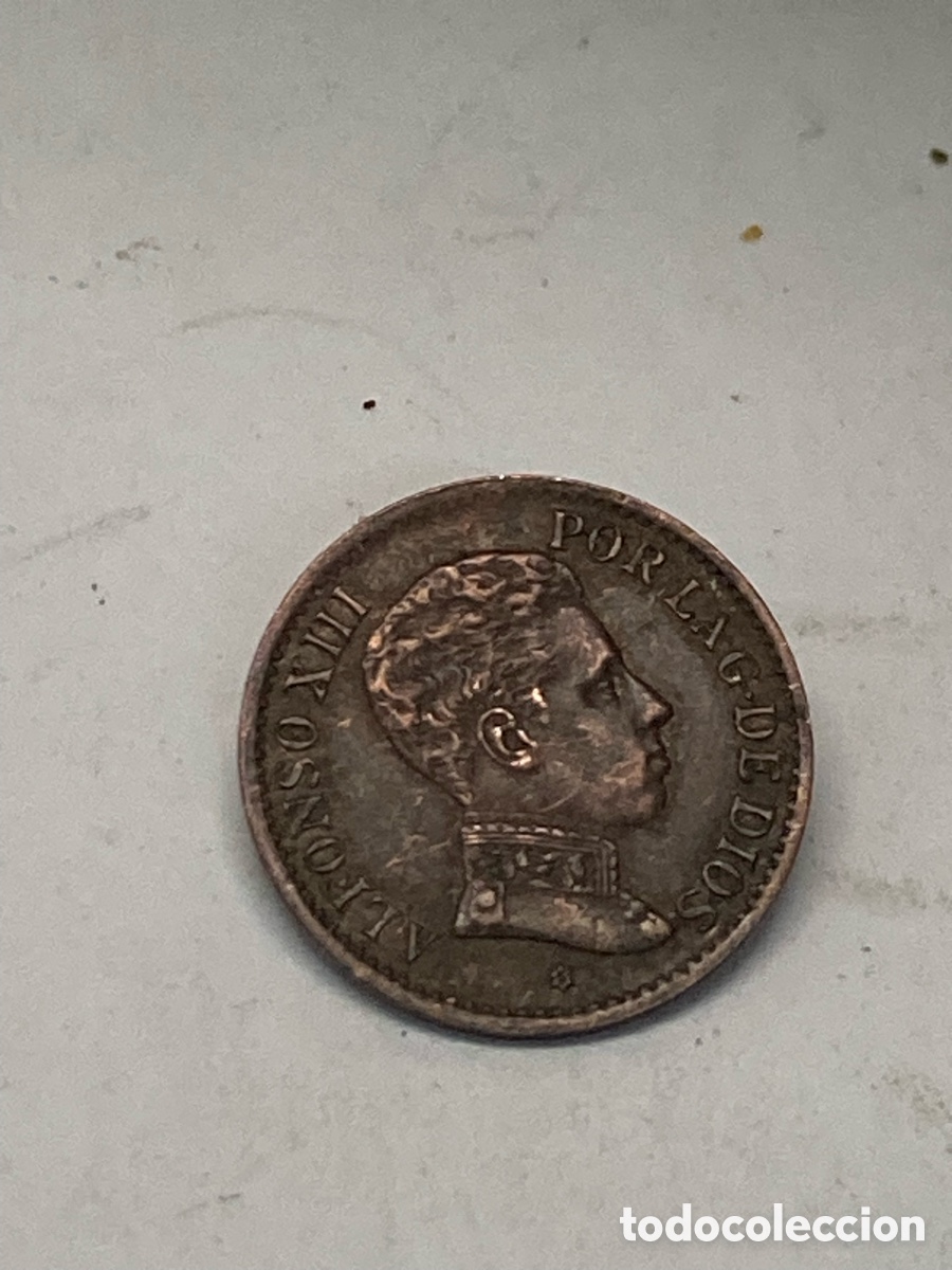 Monedas de Espa&ntilde;a: Moneda de 1 c&eacute;ntimo 1906 J64 - Foto 2