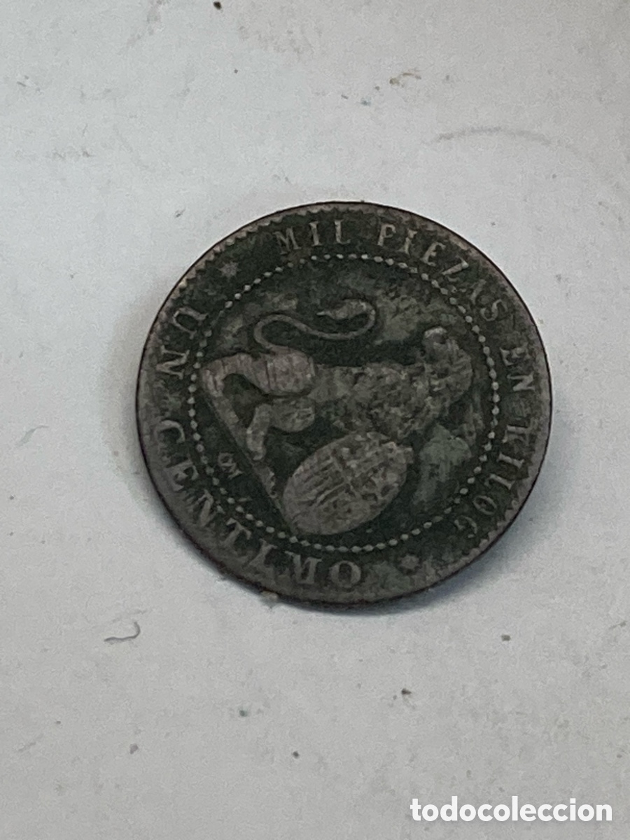 Monedas de Espa&ntilde;a: Moneda 1 c&eacute;ntimo 1870 J64 - Foto 1