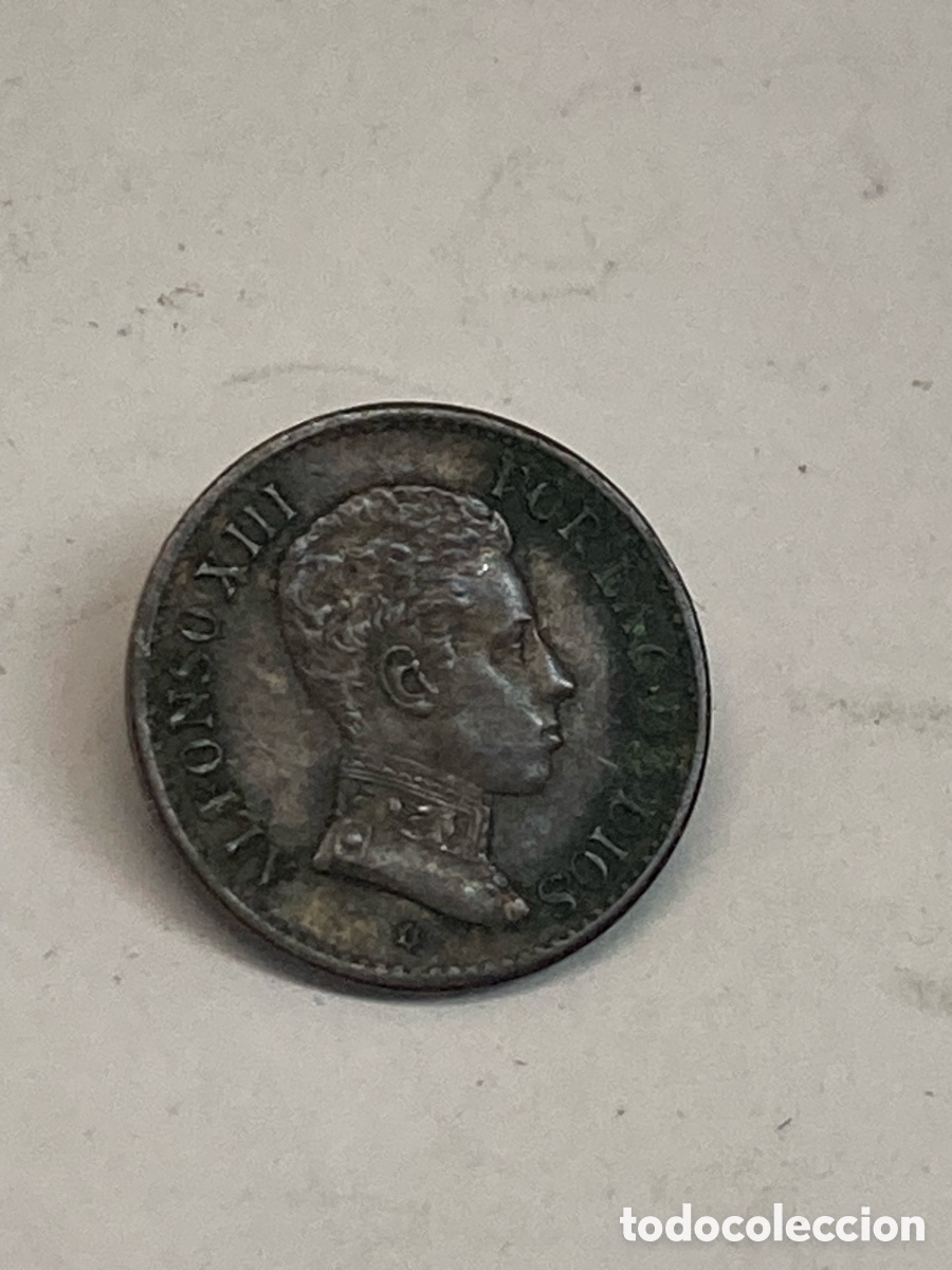 Monedas de Espa&ntilde;a: Moneda de 1 centimos 1906 J64 - Foto 2