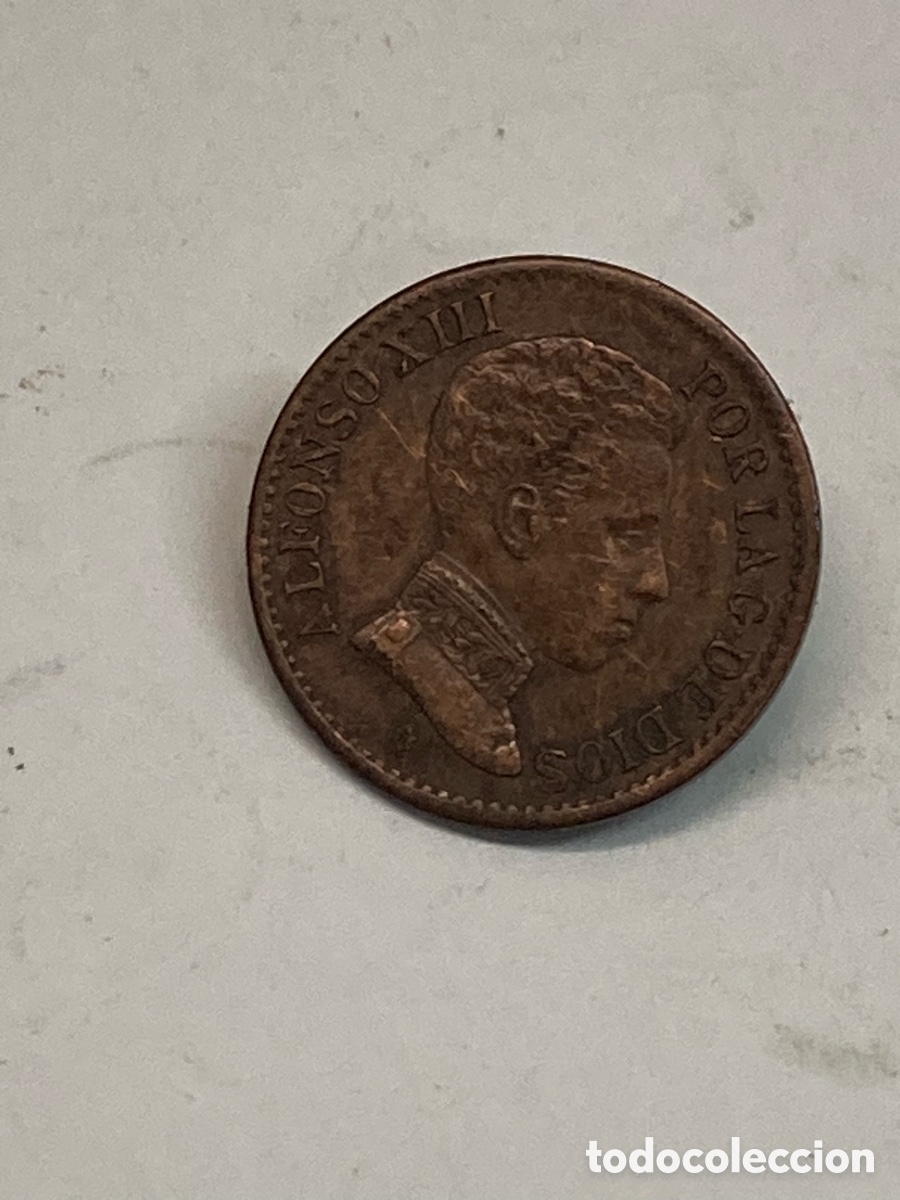 Monedas de Espa&ntilde;a: Moneda de 1 c&eacute;ntimo 1906 J64 - Foto 1