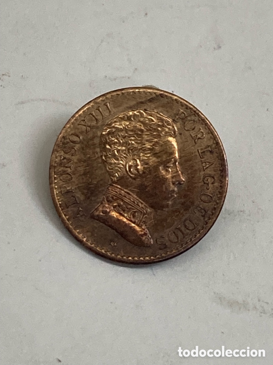 Monedas de Espa&ntilde;a: Moneda de 1 c&eacute;ntimo 1906 J64 - Foto 1
