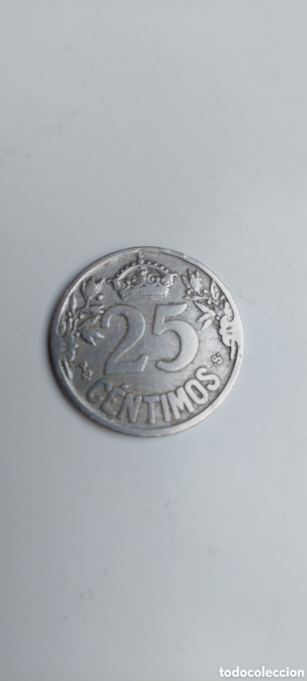 Monedas de Espa&ntilde;a: 25 Centimos 1925 Espa&ntilde;a - Foto 2