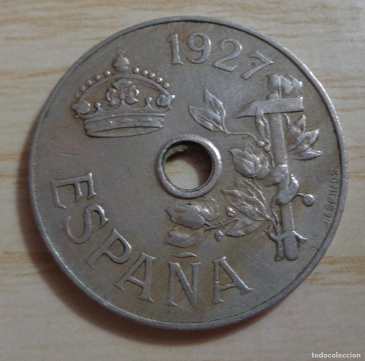 Monedas de Espa&ntilde;a: MONEDA: 25 CENTIMOS, 1927 - Foto 1