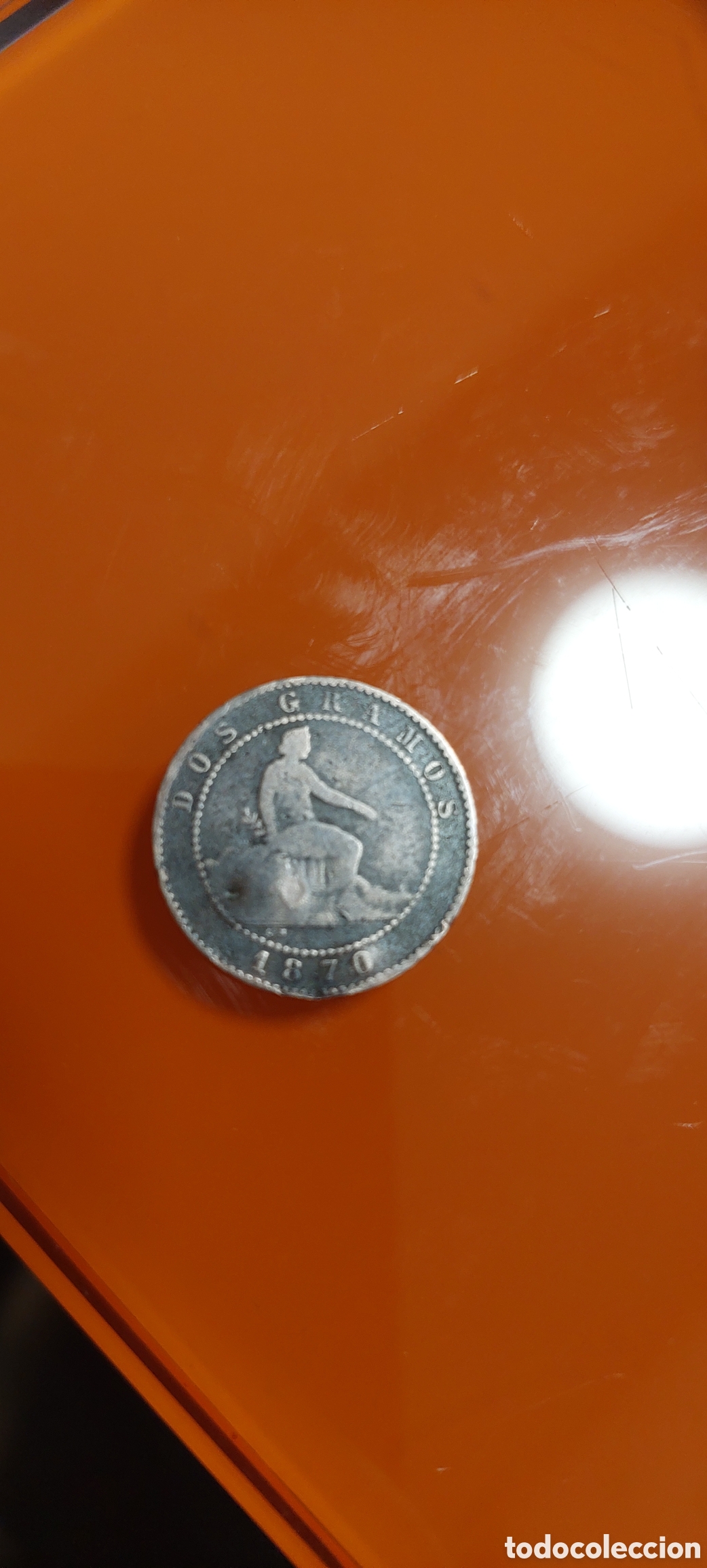 Monedas de Espa&ntilde;a: 2 Centimos 1870 Espa&ntilde;a. - Foto 1