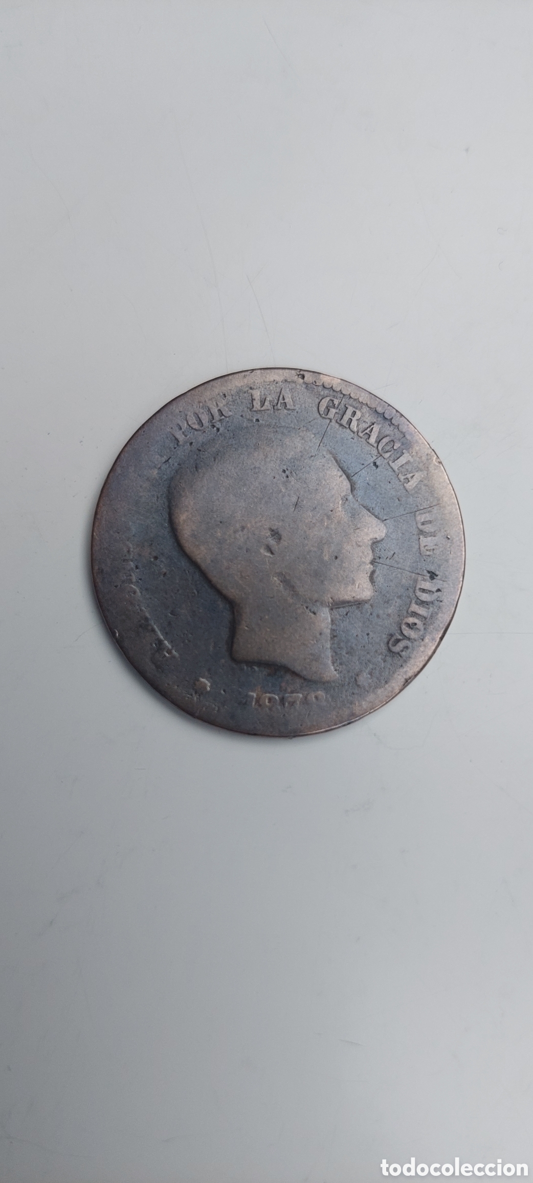 Monedas de Espa&ntilde;a: Diez Cent. Alfonso XII1878 - Foto 1