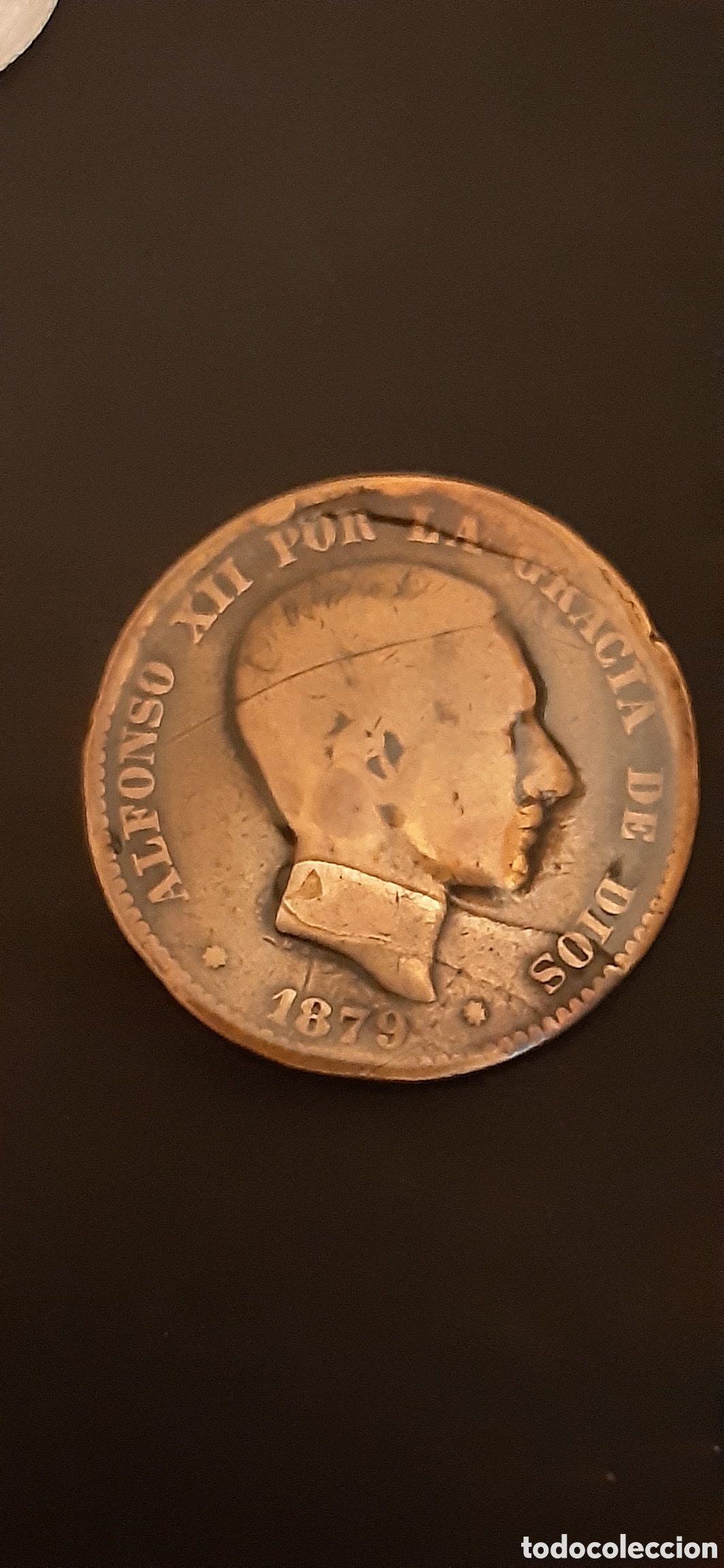 Monedas de Espa&ntilde;a: 10 c&eacute;ntimos 1879 Alfonso XII - Foto 1