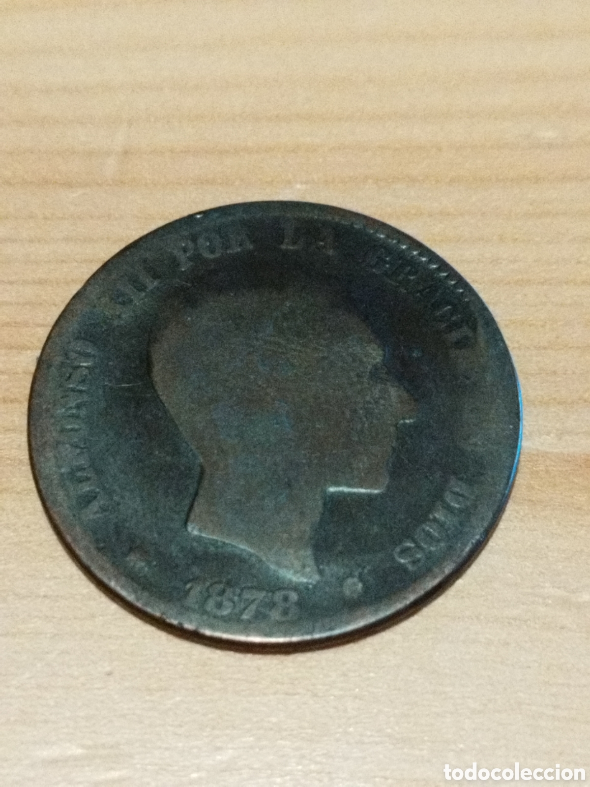 Monedas de Espa&ntilde;a: Alfonso XII 10 c&eacute;ntimos de 1878 - Foto 1