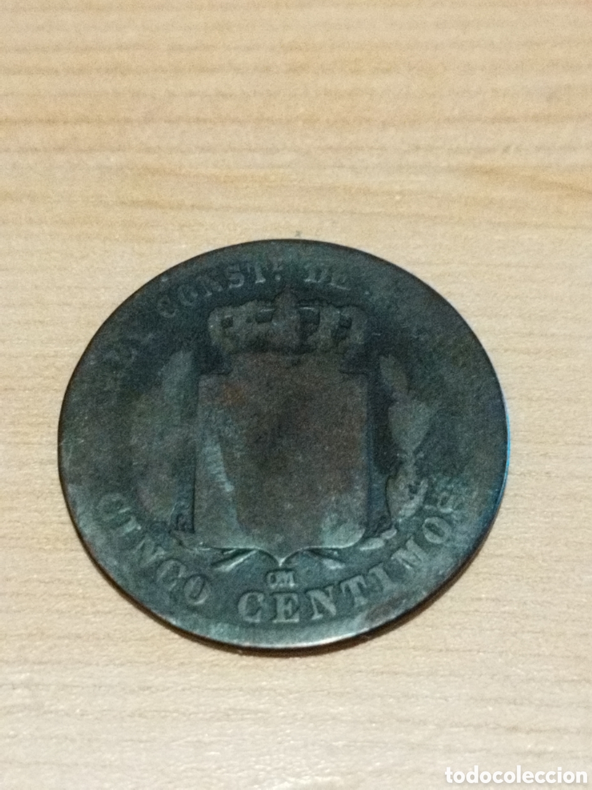 Monedas de Espa&ntilde;a: Alfonso XII 5 c&eacute;ntimos de 1879 - Foto 2