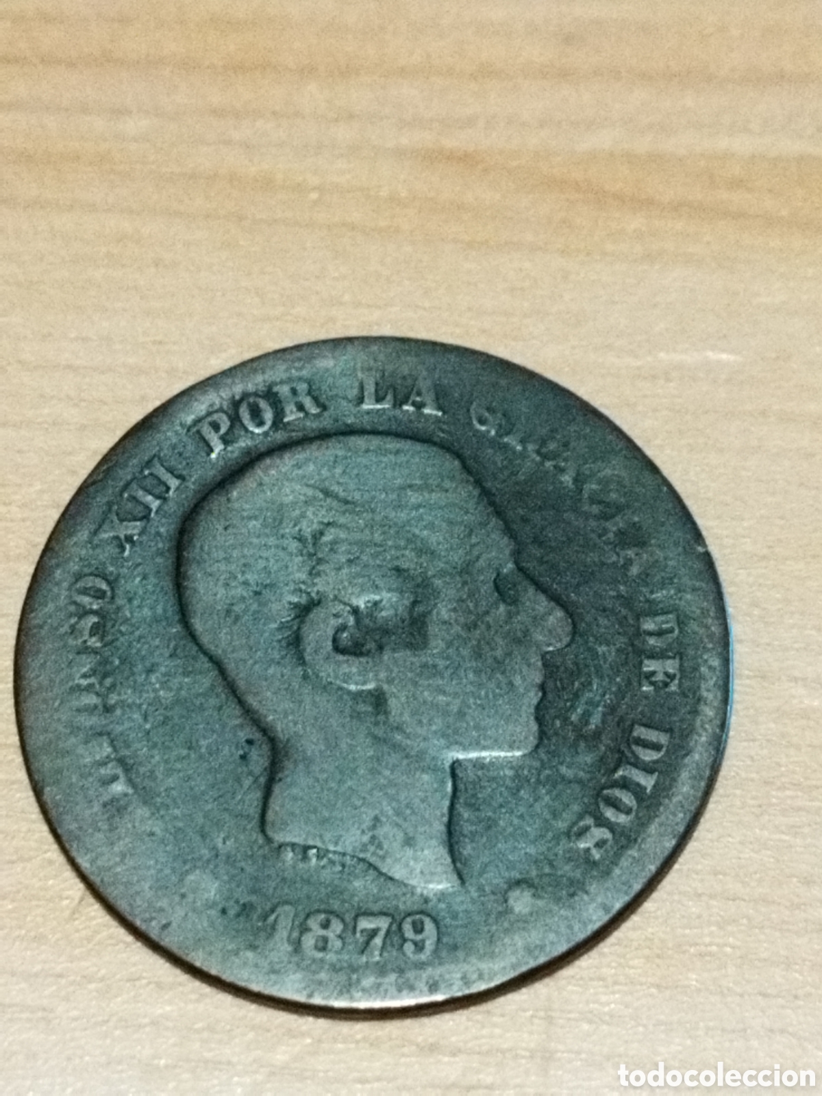 Monedas de Espa&ntilde;a: Alfonso XII 5 c&eacute;ntimos de 1879 - Foto 1