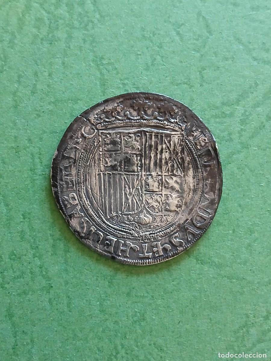 Monedas de Espa&ntilde;a: 1 Real Reyes Catolicos Toledo - Foto 1