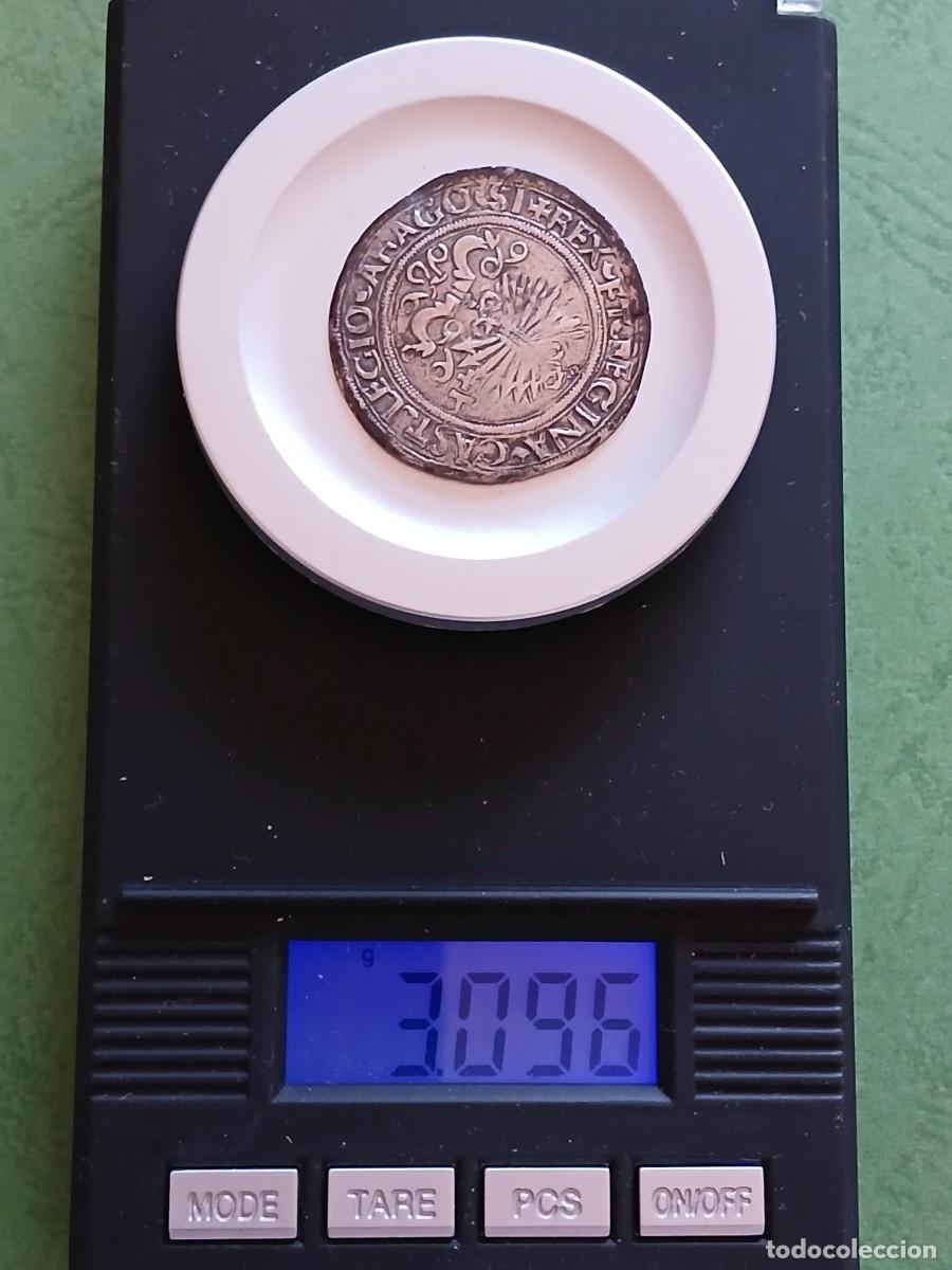 Monedas de Espa&ntilde;a: 1 Real Reyes Catolicos Toledo - Foto 3