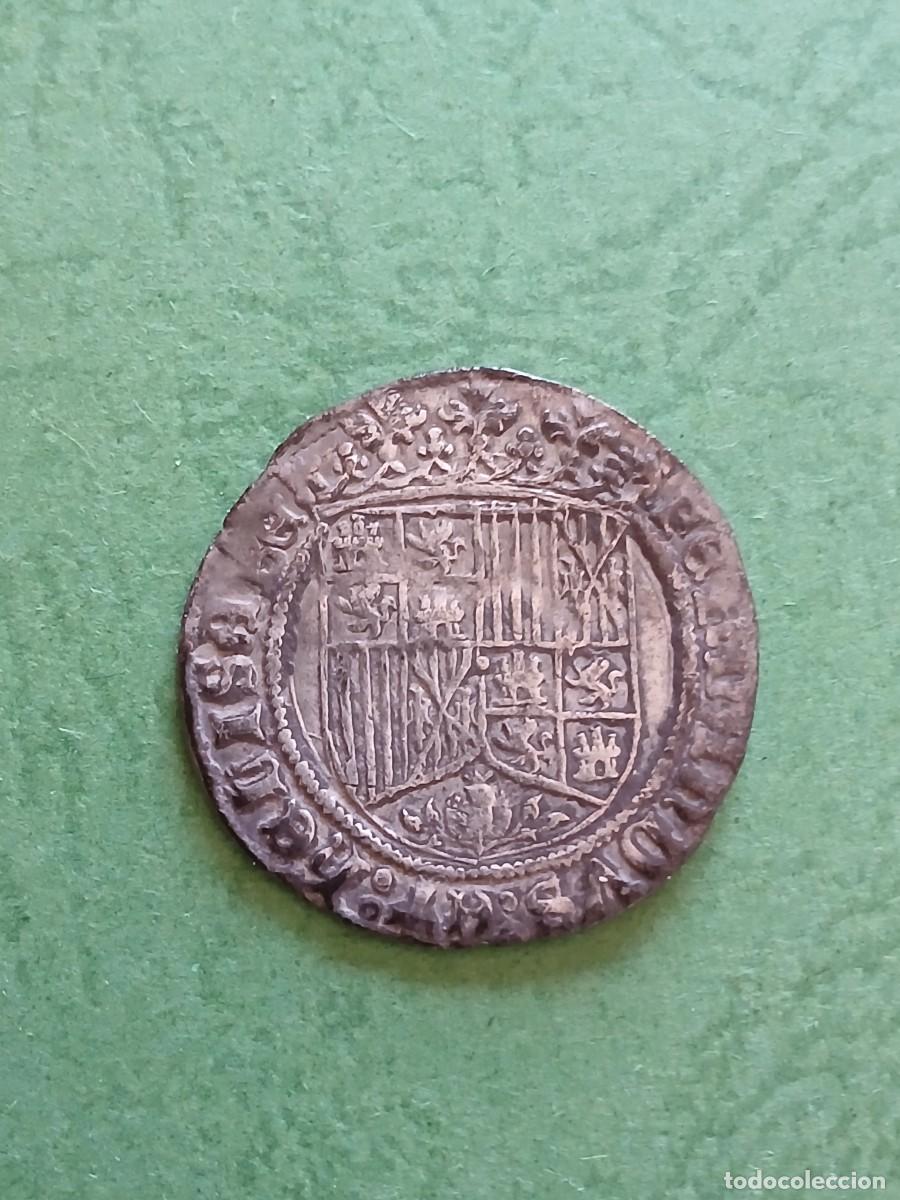 Monedas de Espa&ntilde;a: 1 Real Reyes Catolicos Segovia - Foto 1