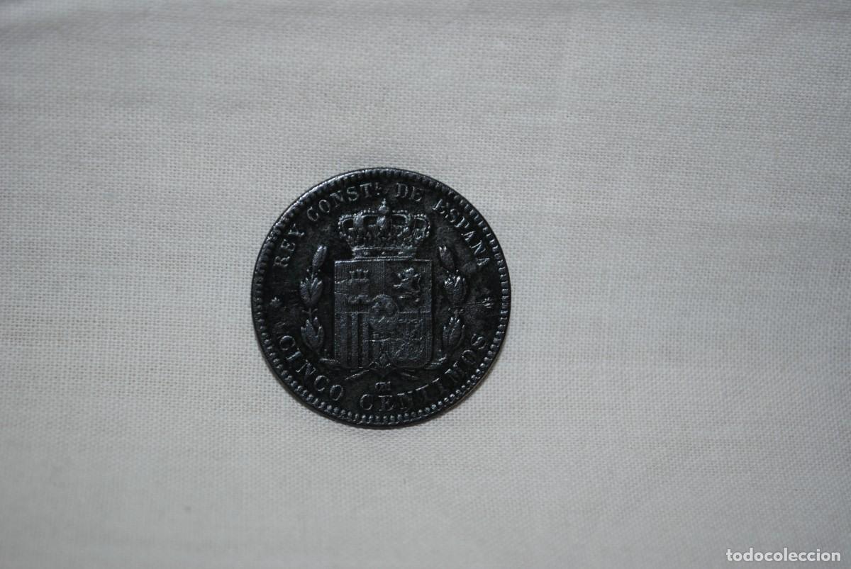 Monedas de Espa&ntilde;a: CINCO CENTIMOS 1879 , ALFONSO XII - Foto 2