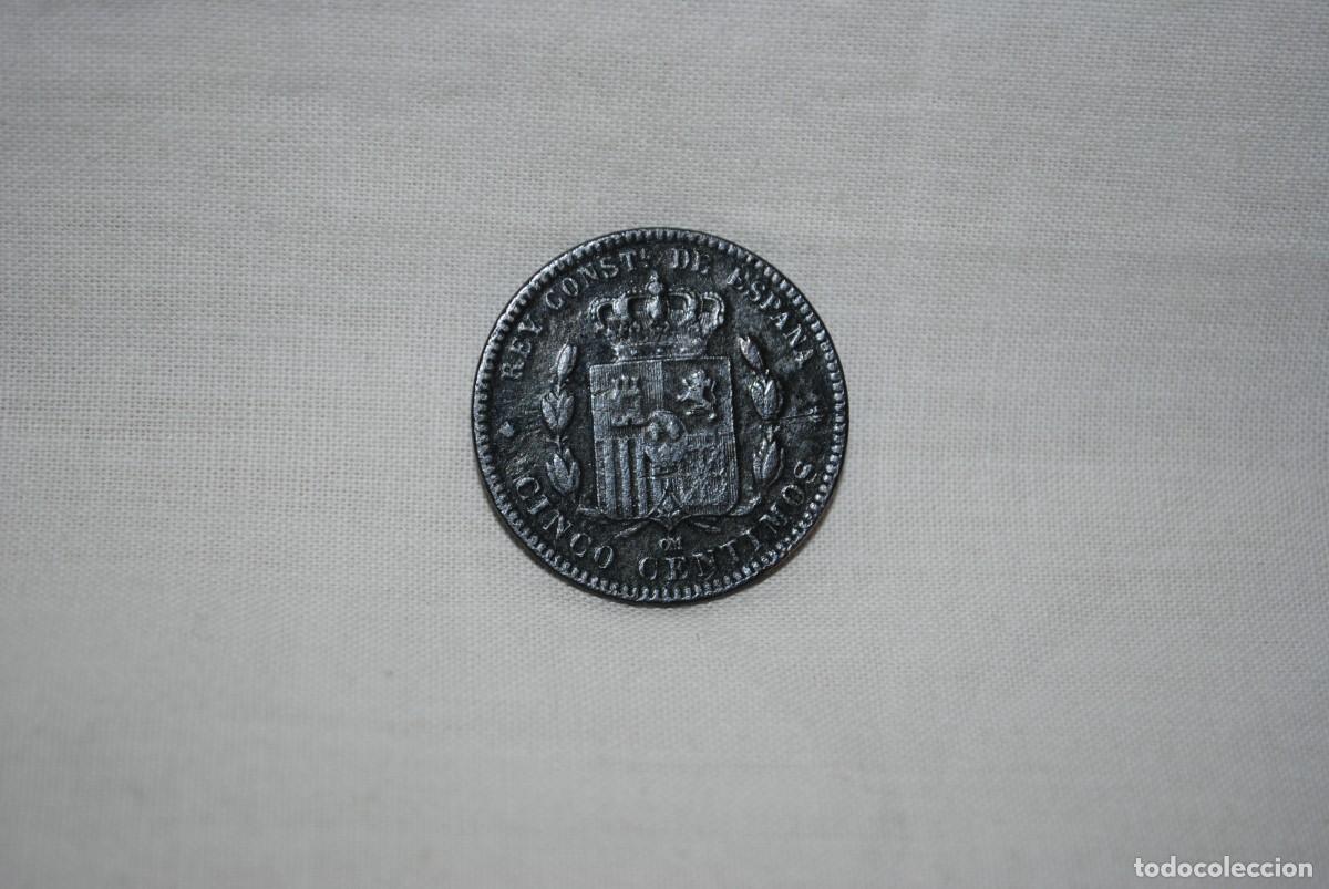 Monedas de Espa&ntilde;a: CINCO CENTIMOS 1879 , ALFONSO XII - Foto 3