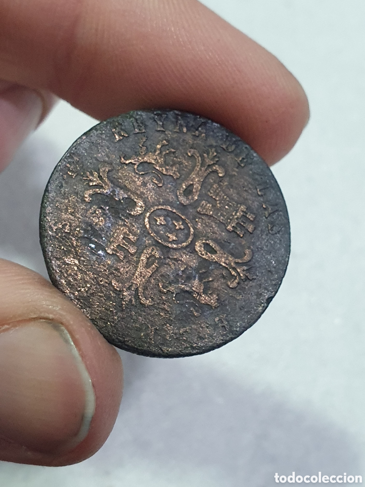 Monedas de Espa&ntilde;a: Moneda 8 maravedis Isabel II. 1844. (L9) - Foto 2