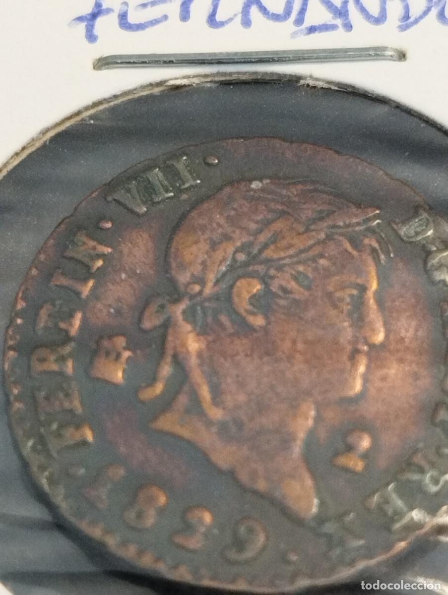 Monedas de Espa&ntilde;a: 2 MARAVEDIES FERNANDO VII - Foto 2