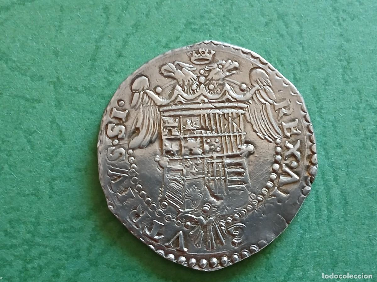Monedas de Espa&ntilde;a: 1/2 Ducado Carlos I Napoles - Foto 2