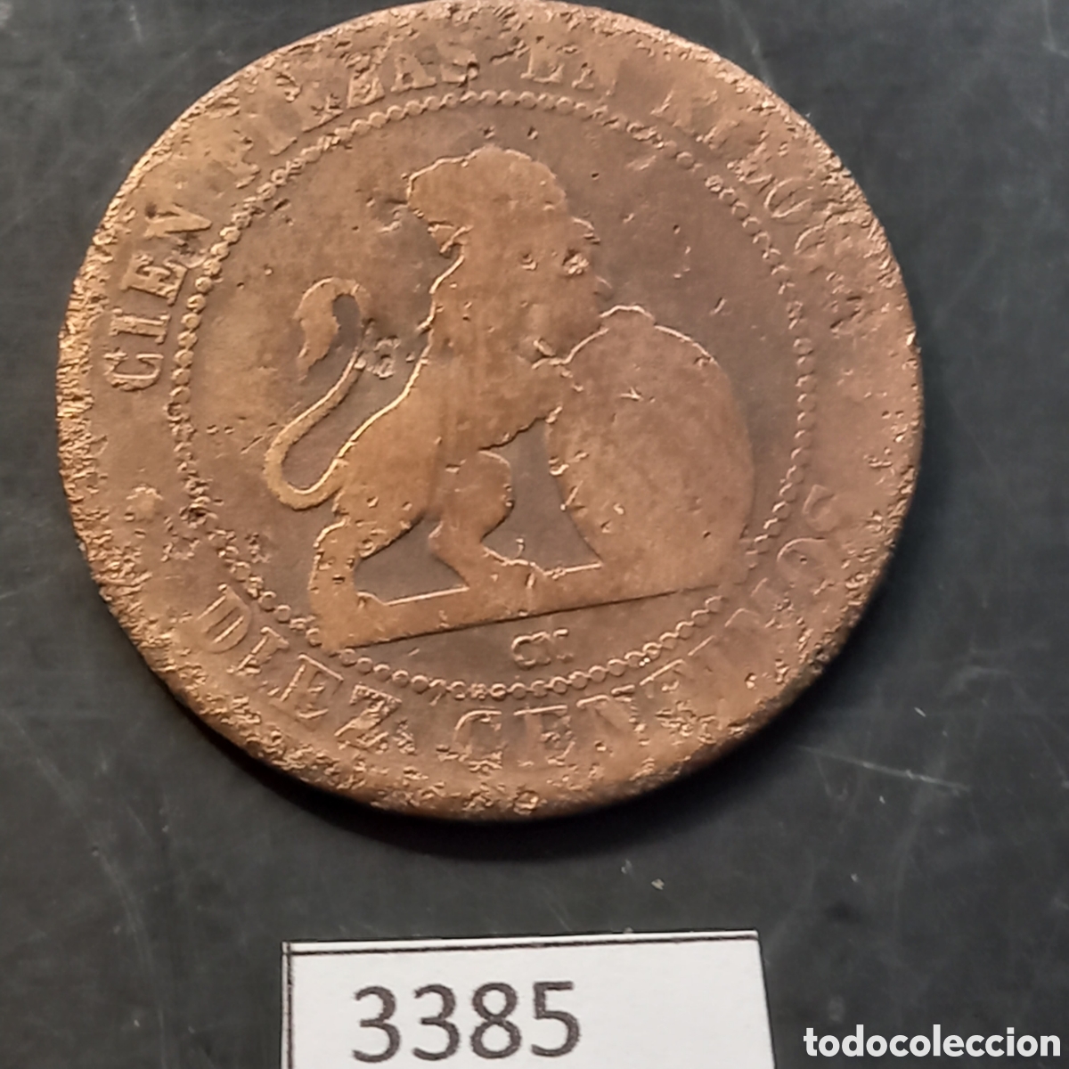 Monedas de Espa&ntilde;a: Espa&ntilde;a 10 c&eacute;ntimos 1870 - Foto 1
