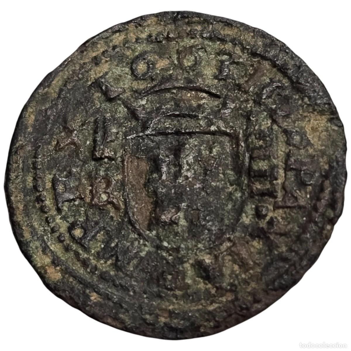 Monedas de Espa&ntilde;a: ESPA&Ntilde;A. FELIPE IV. 4 MARAVEDIS. SEGOVIA. 1663. - Foto 2
