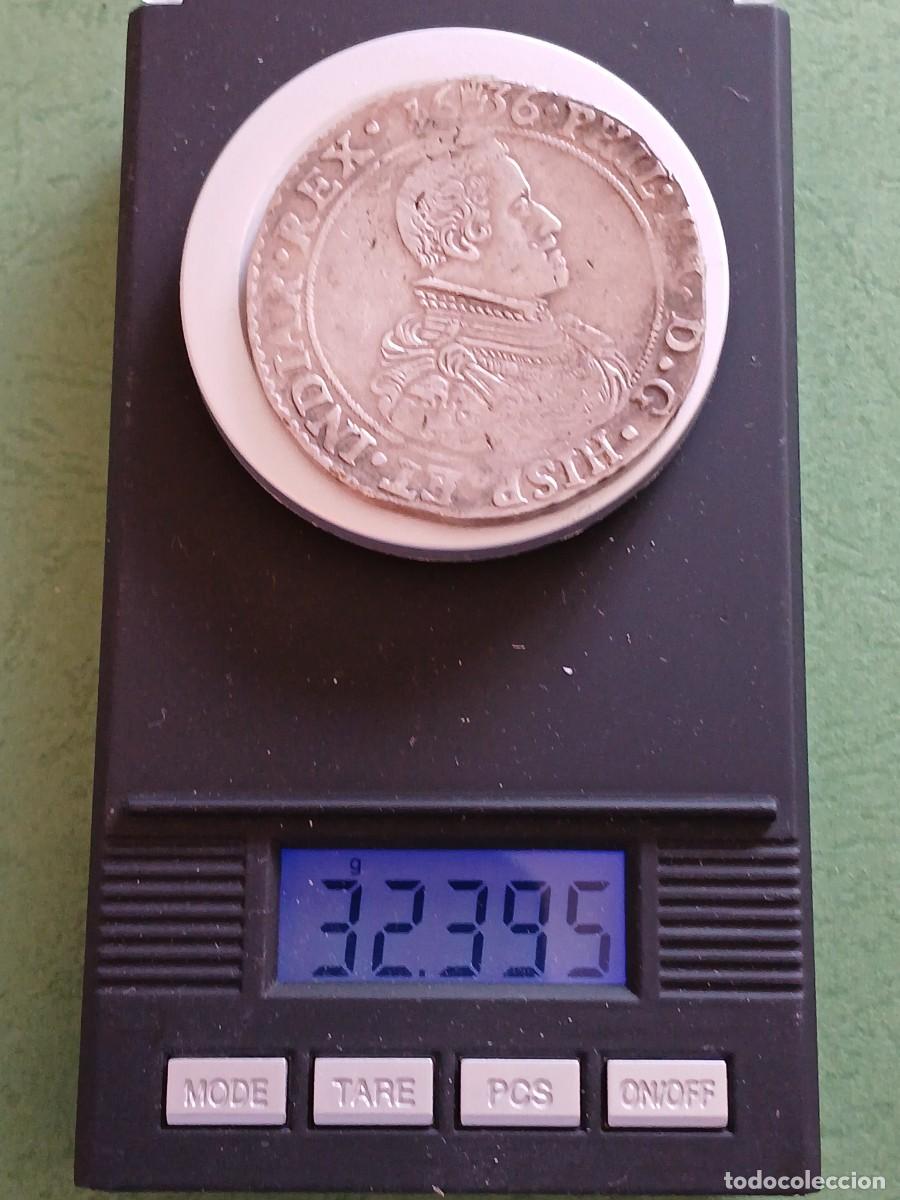 Monedas de Espa&ntilde;a: Felipe IV 1636 Ducaton Amberes - Foto 3