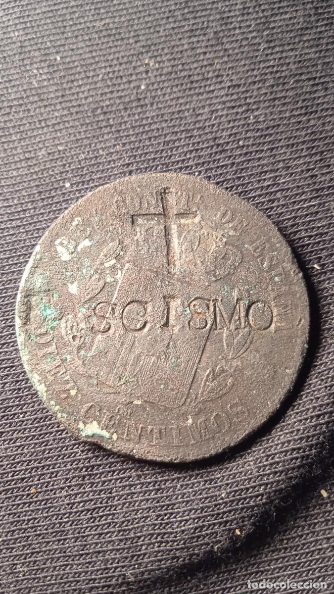 Monedas de Espa&ntilde;a: Antigua moneda resellada. - Foto 1