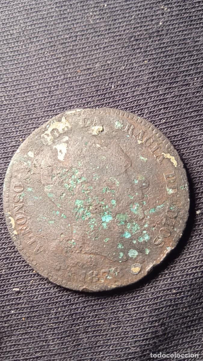 Monedas de Espa&ntilde;a: Antigua moneda resellada. - Foto 2