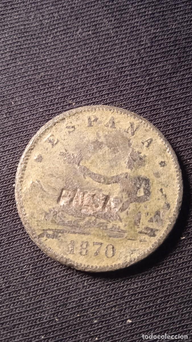 Monedas de Espa&ntilde;a: Antigua moneda falsa de &eacute;poca. - Foto 1